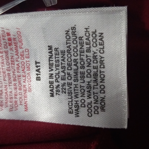 GYMSHARK Red/Maroon Leggings SZ XSmall - Picture 8 of 11